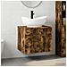 Set di mobili per il bagno Rovere Fumo Legno ingegnerizzato - Foto miniatura 6