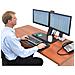 WorkFit-A, Doppio con Superficie di Lavoro per 2 Schermi LCD fino a 22" - Foto miniatura 4