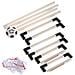 Set 2 Porte Porta Calcio Calcetto Pallone Allenamento Rete Sport Mondo  - Foto miniatura 2