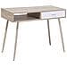 Scrivania Deora Marrone Chiaro 100 Cm 48 Cm Con Contenitore - Foto miniatura 7