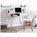 Scrivania Deora Marrone Chiaro 100 Cm 48 Cm Con Contenitore - Foto miniatura 2