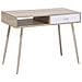 Scrivania Deora Marrone Chiaro 100 Cm 48 Cm Con Contenitore - Foto miniatura 1