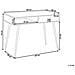 Scrivania Deora Marrone Chiaro 100 Cm 48 Cm Con Contenitore - Foto miniatura 3