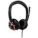 HU540E Cuffia Stereo Padiglione Auricolare Cablato con Microfono Integrato Colore Nero / Rosso - Foto miniatura 2