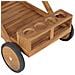 Carrello Da Tè In Legno Massello Di Teak - Foto miniatura 2
