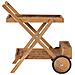 Carrello Da Tè In Legno Massello Di Teak - Foto miniatura 7