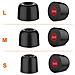 Ear Sostituzione Germogli Nuova Ape Ear Sostituzione Tips Earbuds 12 Pezzi Con Il Caso Memory Foam 45 Millimetri-63 Millimetri Per Jaybird Beats Sony Nexus Lg (new S M L)  - Foto miniatura 2