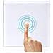 Interruttore Semplice Con Vetro Pni Sh101 Touch, Bianco Con Indicatore Led - Foto miniatura 2