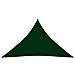 Parasole a Vela Oxford Triangolare 3,5x3,5x4,9 m Verde Scuro - Foto miniatura 1