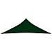 Parasole a Vela Oxford Triangolare 3,5x3,5x4,9 m Verde Scuro - Foto miniatura 3
