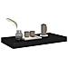 Scaffali A Parete 2 Pz Neri 50x23x3,8 Cm In Mdf - Foto miniatura 3