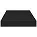 Scaffali A Parete 2 Pz Neri 50x23x3,8 Cm In Mdf - Foto miniatura 6