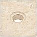 Armadietto Da Bagno In Legno Di Teak Con Lavabo In Marmo Crema - Foto miniatura 2