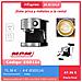Mkw-06m Macchina Per Caffè Espresso Manuale 20 Bar, 1,7 L, Montalatte, Scaldatazze 850w Nero /argento - Foto miniatura 6
