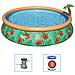 Fast Set Piscina Gonfiabile Paradise Palms 457x84 cm - Foto miniatura 1