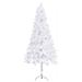 Albero di Natale Artificiale ad Angolo Bianco 240 cm PVC - Foto miniatura 3
