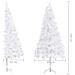 Albero di Natale Artificiale ad Angolo Bianco 240 cm PVC - Foto miniatura 7