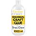 1l Bianca Colla Pva Universale Liquida Artigianale | Per Tessuti Carta Cartone Legno Vetro Pelle Ceramica Feltro | Non Tossica | Asciugatura Rapida Trasparente | Progetti Artistici - Foto miniatura 1
