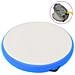 Tappetino Ginnastica Gonfiabile Con Pompa 100x100x20cm Pvc Blu - Foto miniatura 1