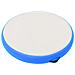 Tappetino Ginnastica Gonfiabile Con Pompa 100x100x20cm Pvc Blu - Foto miniatura 2