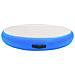 Tappetino Ginnastica Gonfiabile Con Pompa 100x100x20cm Pvc Blu - Foto miniatura 3