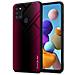 Cadorabo Custodia Compatibile Con Samsung Galaxy A21s - Ottica A Strisce In Cremisi Rosa - Coperchio Protettivo In Vetro Temperato E Silicone Tpu - Foto miniatura 1