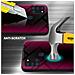 Cadorabo Custodia Compatibile Con Samsung Galaxy A21s - Ottica A Strisce In Cremisi Rosa - Coperchio Protettivo In Vetro Temperato E Silicone Tpu - Foto miniatura 3