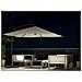 Solenzara Ombrellone Decentrato Con Led Ecru 3 X 3 M - Foto miniatura 10