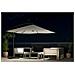 Solenzara Ombrellone Decentrato Con Led Ecru 3 X 3 M - Foto miniatura 5
