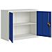 Armadio Classificatore Grigio Chiaro E Blu 90x40x70 Cm Acciaio - Foto miniatura 4