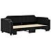 Divano Letto Con Letto Estraibile Nero 80x200 Tessuto - Foto miniatura 3