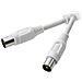 Sp-1301540 Cavo Coassiale 7,5 M Belling-lee /iec Bianco - Foto miniatura 1