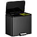 Pattumiera A Pedale Essential 20 L+9 L Nera - Foto miniatura 4