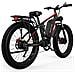 Bicicletta Elettrica S26 - Motore 750w*2 Batteria 960wh Autonomia 60km - Nero - Foto miniatura 4