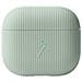 Cover Per Airpods 3 Curve In Silicone Con Texture Striata, Verde Lime - Foto miniatura 1