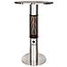 Tavolo Tondo 60x60 Cm Riscaldante Termotavolo A Infrarossi Da Esterno In Acciaio Per Bar E Locali Sole Mezzanotte Niklas - Foto miniatura 1