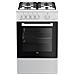 FSG52020FW cucina Gas Nero, Bianco - Foto miniatura 1