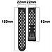 Cinturino In Silicone Da 22 Mm Per Samsung Galaxy Watch 3 45 Mm /galaxy Watch 46 Mm Black - Foto miniatura 2