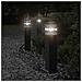 Lampada Da Terra Per Esterni Nera 50 Cm In Alluminio - Foto miniatura 1