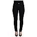 Jeans Denim Casual A Vita Alta In Cotone Nero - It38 - Xs - Foto miniatura 1