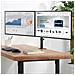 Lite Ddr1327sdfc-1 Supporto Da Tavolo Per Tv A Schermo Piatto 68,6 Cm (27"") Morsa Nero - Foto miniatura 2