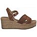 Cognac Casual Open Sandals Sandali Pelle Scarpe Donna Marrone Eu 39, 2-28352-28 305 - Foto miniatura 1
