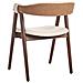 Set Di 2 Sedie Da Pranzo Day Bouclé Marrone Scuro /beige - Foto miniatura 6