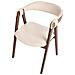 Set Di 2 Sedie Da Pranzo Day Bouclé Marrone Scuro /beige - Foto miniatura 7
