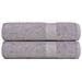 Asciugamani Doccia 2 Pz Grigio 70x140 Cm 360 G/m 100% Cotone - Foto miniatura 1