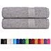 Asciugamani Doccia 2 Pz Grigio 70x140 Cm 360 G/m 100% Cotone - Foto miniatura 2