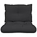 Cuscini Per Pallet 2 Pz Neri In Tessuto - Foto miniatura 4