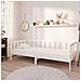 Divano Letto Con Materasso 90x200 Cm Bianco In Legno Di Pino - Foto miniatura 8