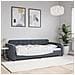 Letto da Giorno Grigio Scuro 90x190 cm in Velluto - Foto miniatura 2
