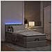 Pouf Letto con Materasso Tortora 100x200 cm in Tessuto - Foto miniatura 3